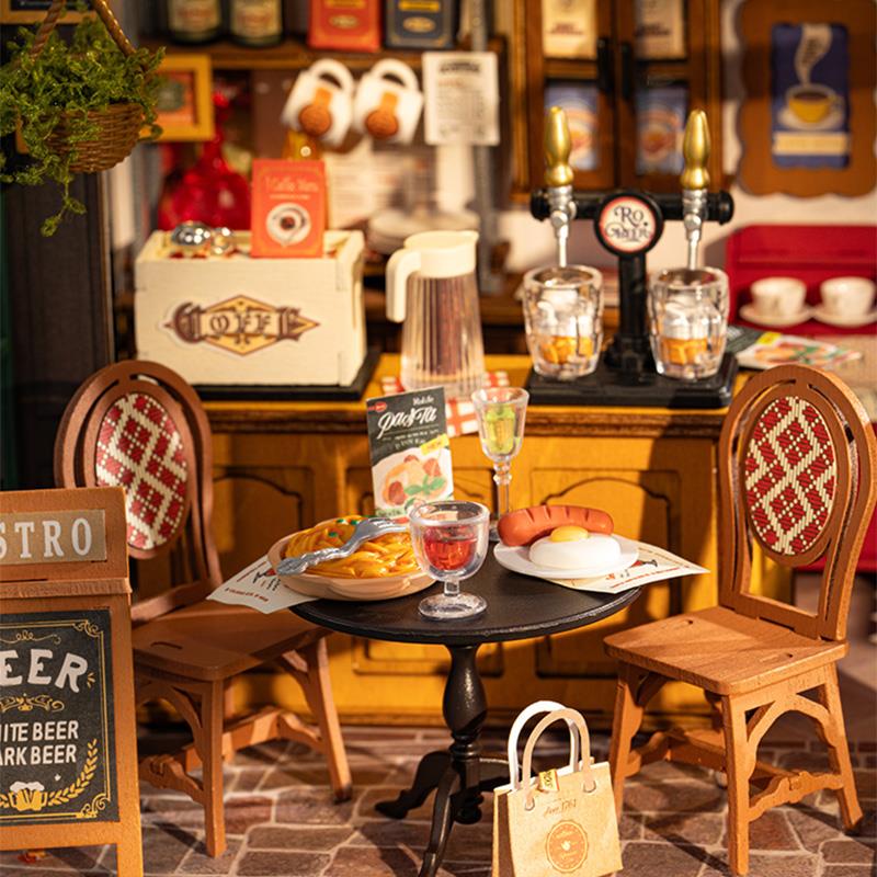 Rolife DG167 Tipsy Restaurant DIY Miniature House