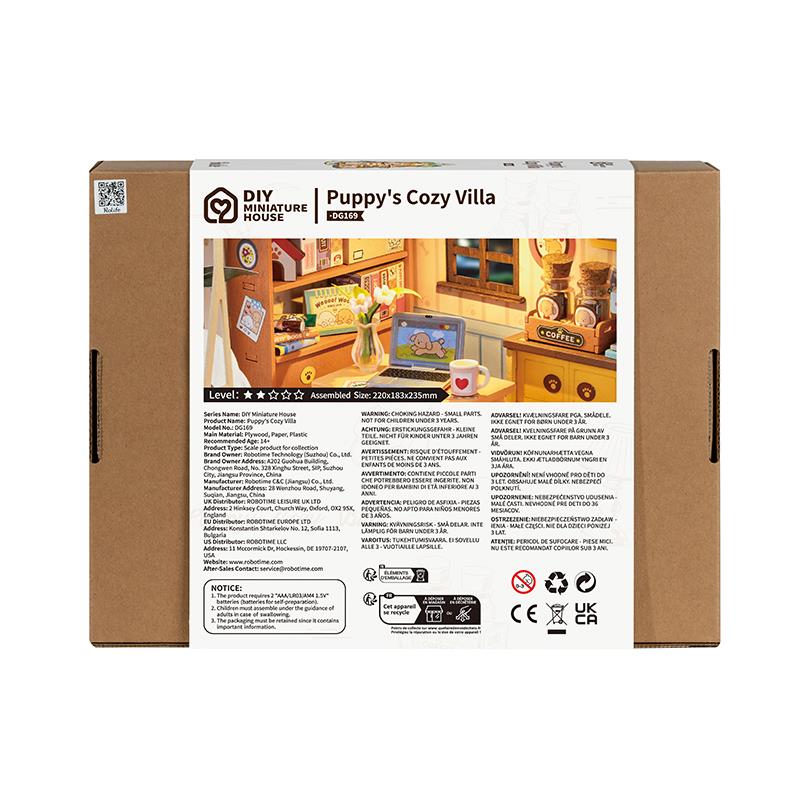 Rolife DG169 Puppy's Cozy Villa DIY Miniature House