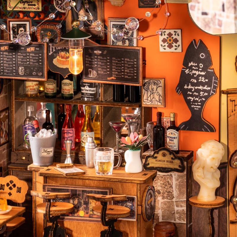 Rolife DG173 Cheers Bar & Dining DIY Miniature House