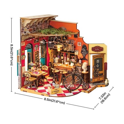 Rolife DG173 Cheers Bar & Dining DIY Miniature House - Thumbnail