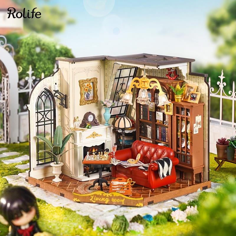 Rolife DG175 Catherine's Living Room DIY Miniature House