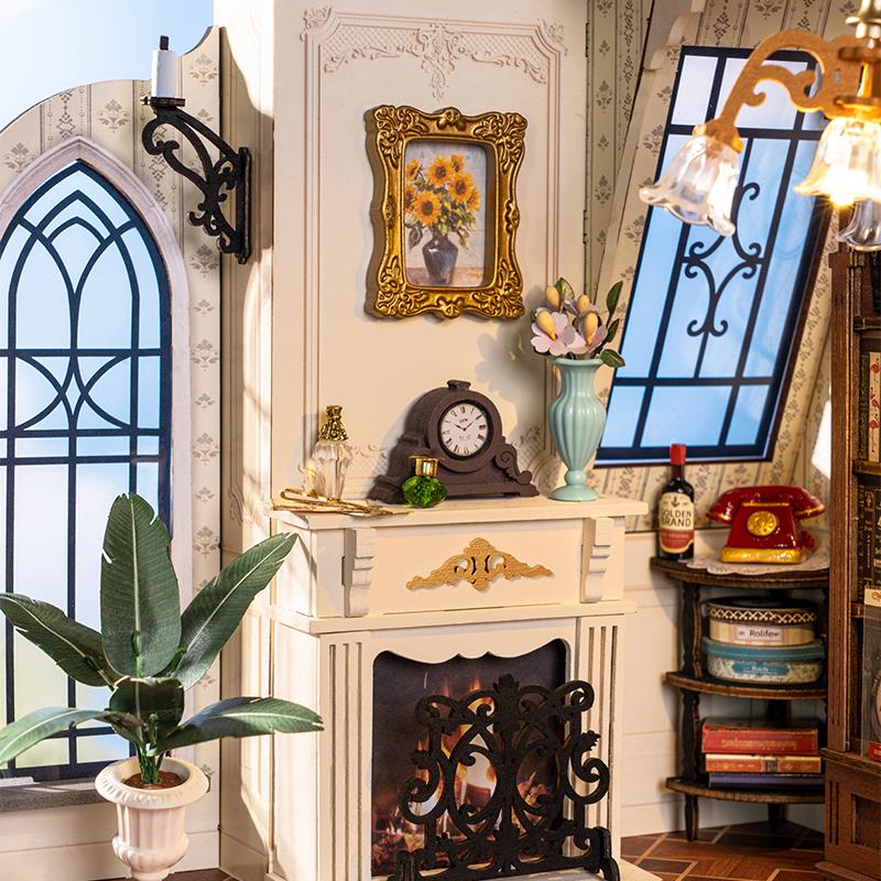 Rolife DG175 Catherine's Living Room DIY Miniature House