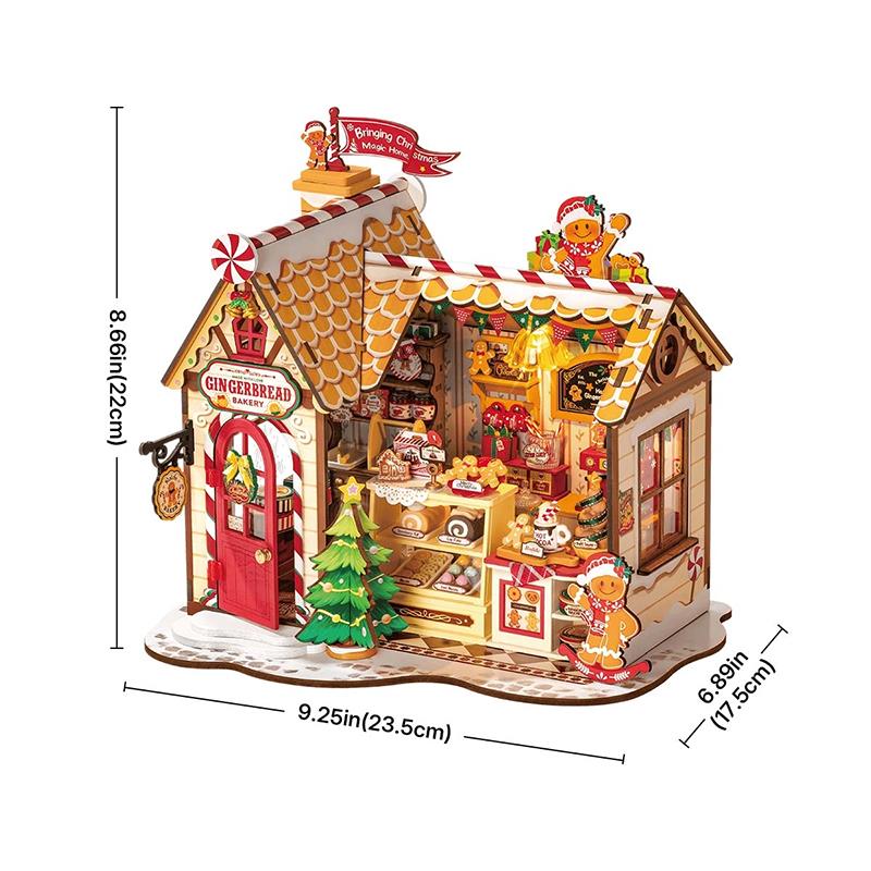 Rolife DG176 Gingerbread House DIY Miniature House