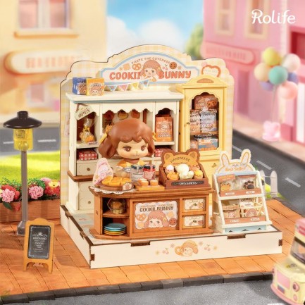 Rolife - Rolife DG177 Cookii Bunny's Cookie Shop DIY Miniature House