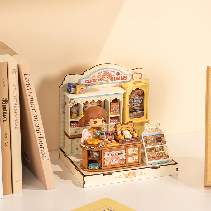 Rolife DG177 Cookii Bunny's Cookie Shop DIY Miniature House