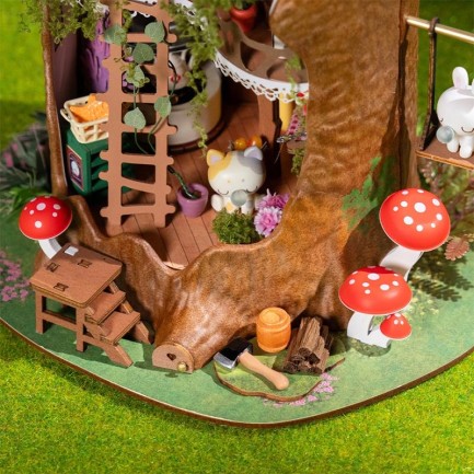 Rolife DG179 Fairytale Tree House DIY Miniature House - Thumbnail