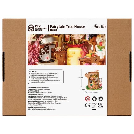 Rolife DG179 Fairytale Tree House DIY Miniature House - Thumbnail