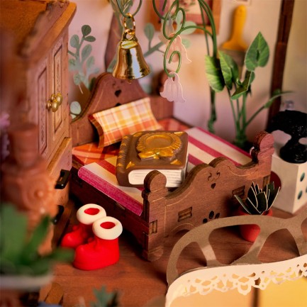 Rolife DG179 Masal Ağaç Evi (Fairytale Tree House) DIY Minyatür Maket Model Seti Mini Dollhouse 3D Model Kit Detaylı Dekoratif Hobi Seti 3D Puzzle Tiny House - Thumbnail