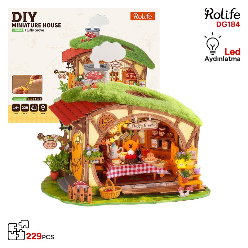 Rolife DG184 Fluffy Grove 3D Wooden Puzzle