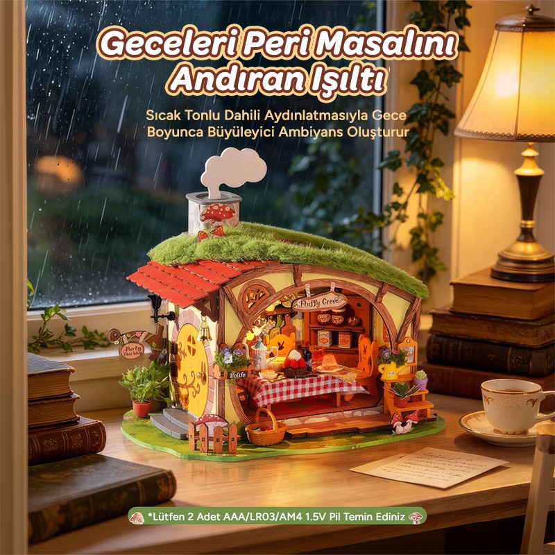 Rolife DG184 Fluffy Grove 3D Wooden Puzzle