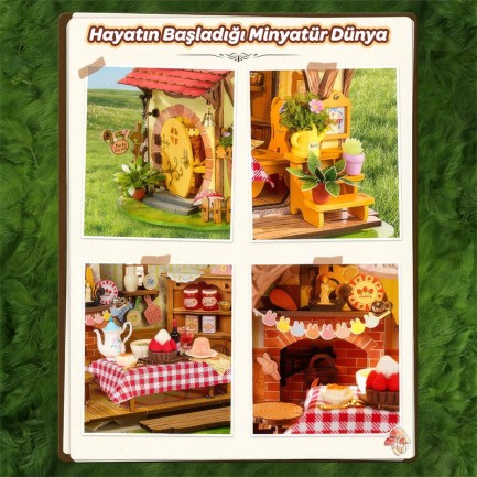Rolife DG184 Fluffy Grove 3D Wooden Puzzle - Thumbnail