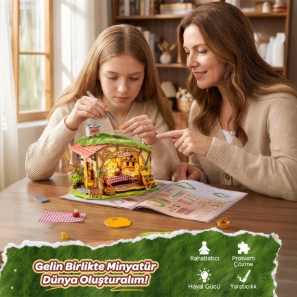 Rolife DG184 Fluffy Grove 3D Wooden Puzzle - Thumbnail