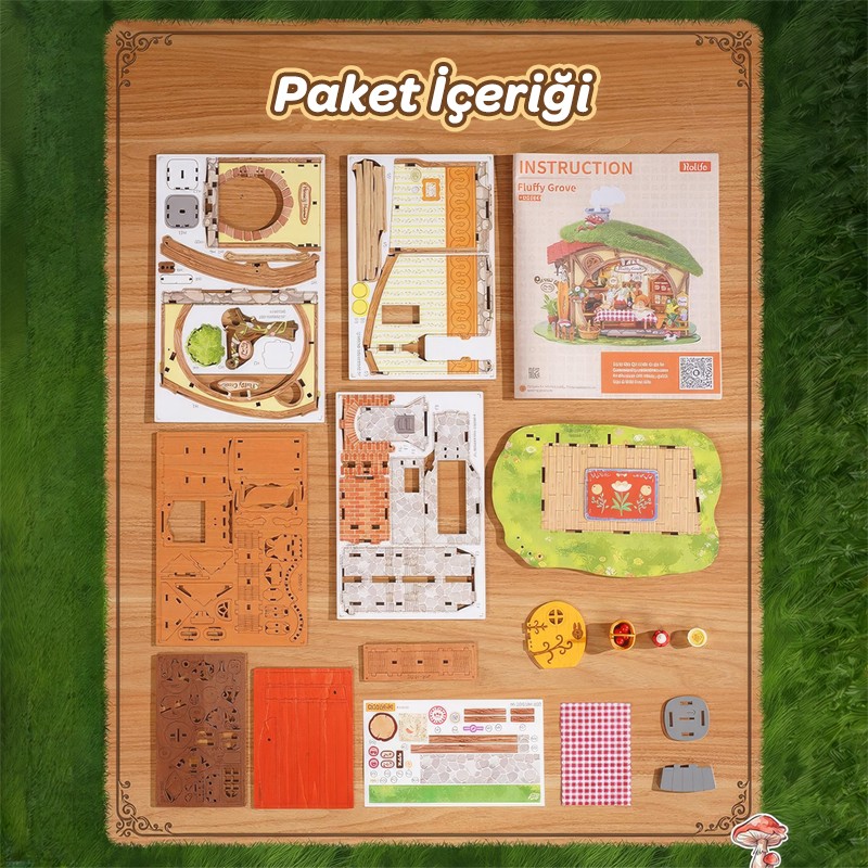 Rolife DG184 Fluffy Grove 3D Wooden Puzzle