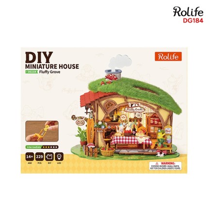 Rolife DG184 Fluffy Grove 3D Wooden Puzzle - Thumbnail