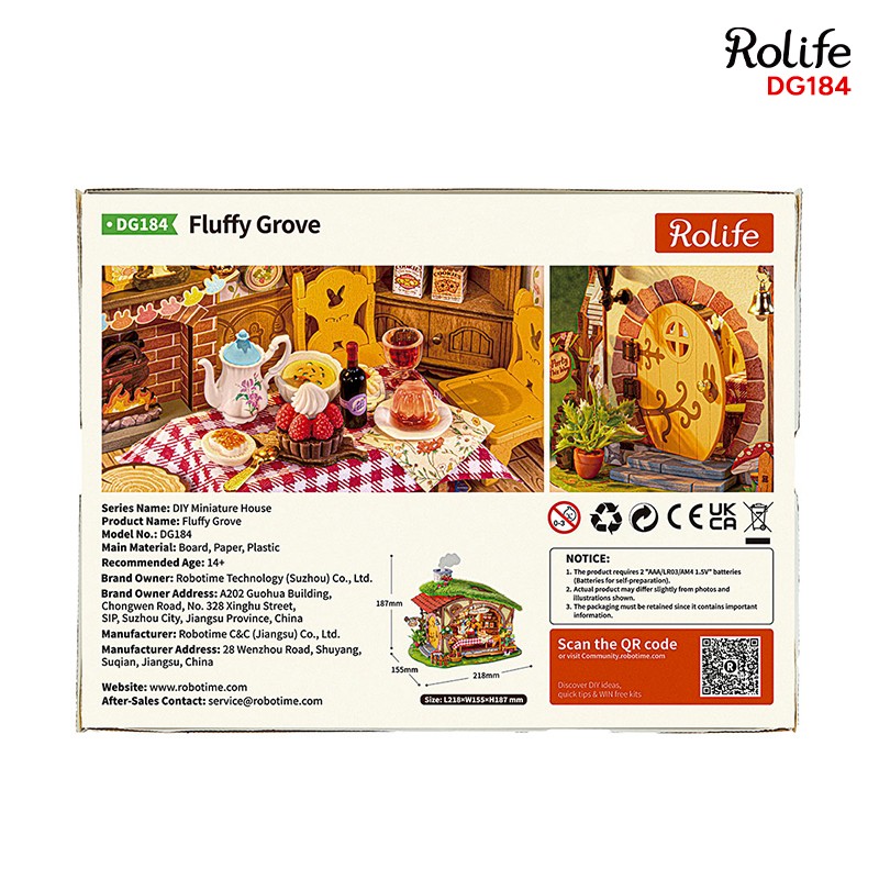 Rolife DG184 Fluffy Grove 3D Wooden Puzzle