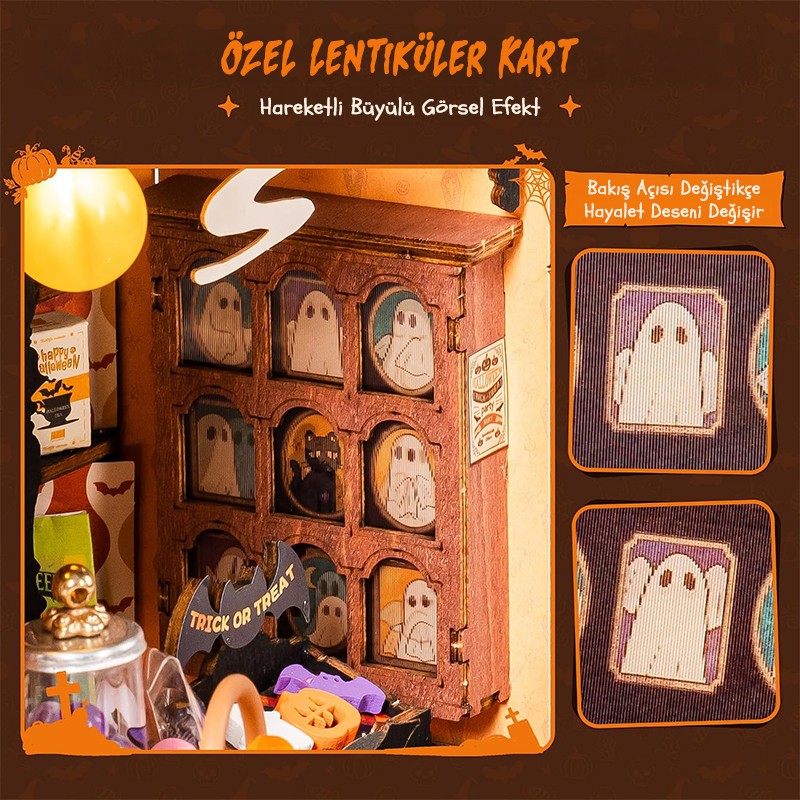 Rolife DG186 Haunted Candy House 3D Wooden Puzzle