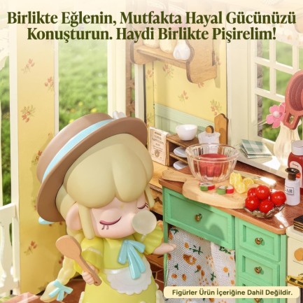 Rolife DH101 Sunlit Farmhouse Kitchen 3D Wooden Puzzle - Thumbnail