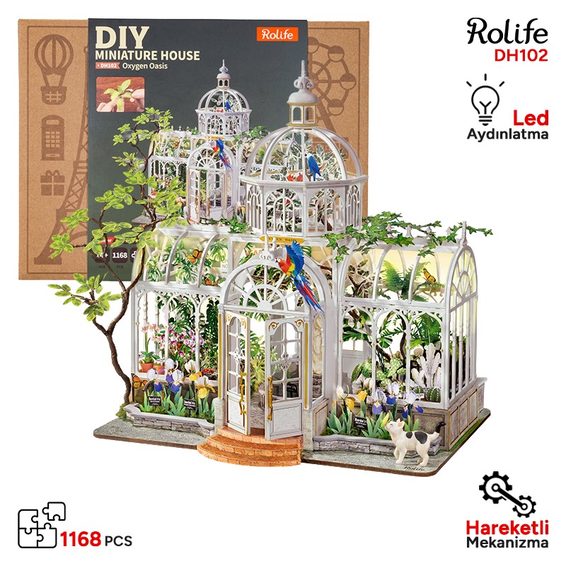 Rolife DH102 Oxygen Oasis 3D Wooden Puzzle