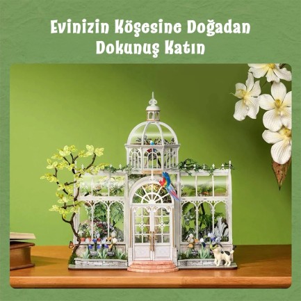 Rolife DH102 Oxygen Oasis 3D Wooden Puzzle - Thumbnail
