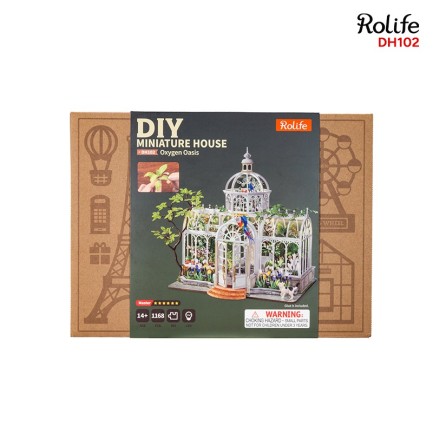 Rolife DH102 Oxygen Oasis 3D Wooden Puzzle - Thumbnail