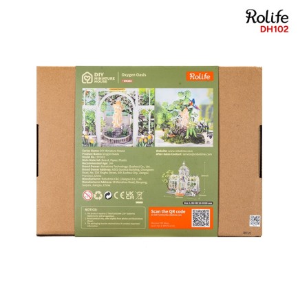 Rolife DH102 Oxygen Oasis 3D Wooden Puzzle - Thumbnail