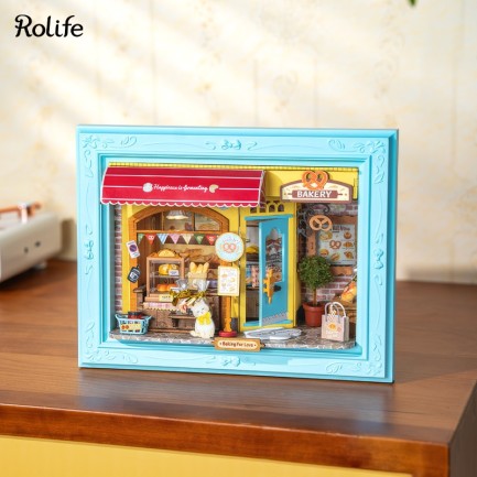 Rolife - Rolife DP001 Fluffy Cat Bakery 3D Wooden Puzzle