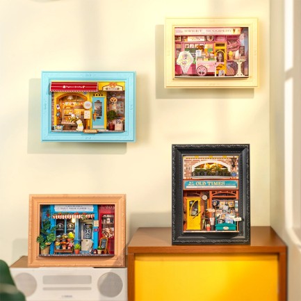 Rolife DP002 Sweet Scoopery Ice Cream 3D Wooden Puzzle - Thumbnail