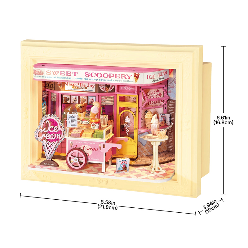 Rolife DP002 Sweet Scoopery Ice Cream 3D Wooden Puzzle