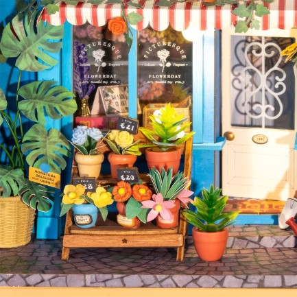 Rolife DP003 Daily Fresh Flower 3D Wooden Puzzle - Thumbnail