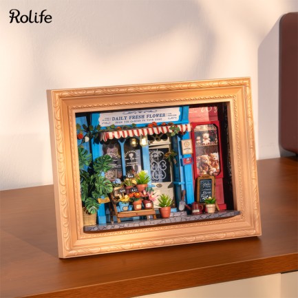 Rolife DP003 Daily Fresh Flower 3D Wooden Puzzle - Thumbnail