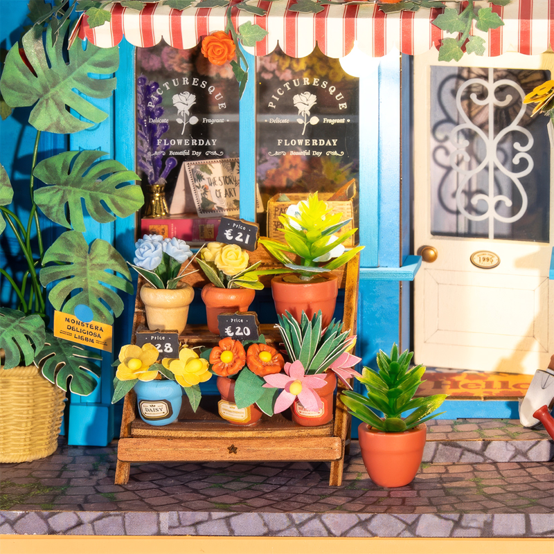 Rolife DP003 Daily Fresh Flower 3D Wooden Puzzle