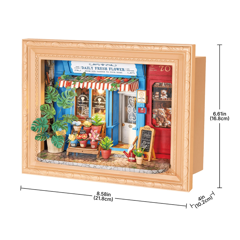 Rolife DP003 Daily Fresh Flower 3D Wooden Puzzle
