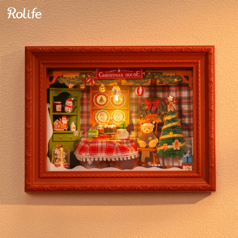 Rolife DP005 Christmas Eve Party 3D Wooden Puzzle