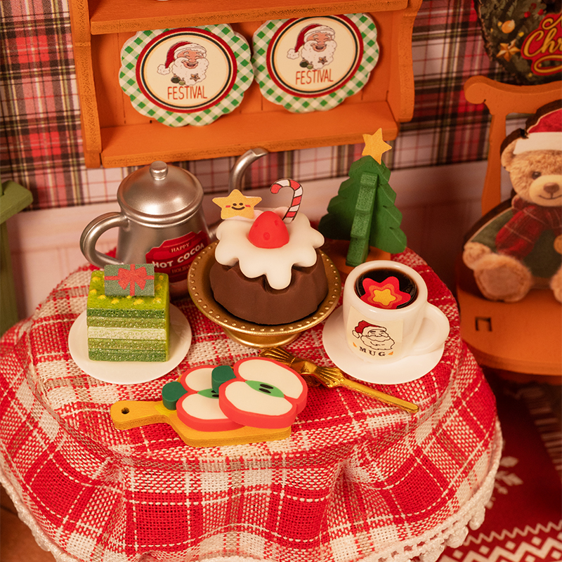 Rolife DP005 Christmas Eve Party 3D Wooden Puzzle