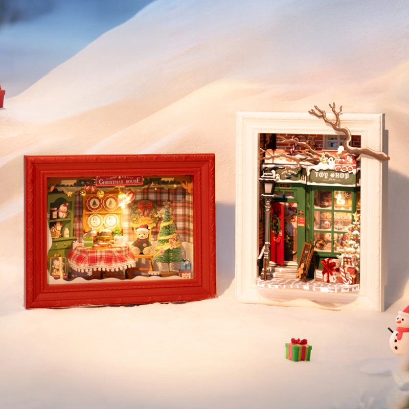 Rolife DP005 Christmas Eve Party 3D Wooden Puzzle