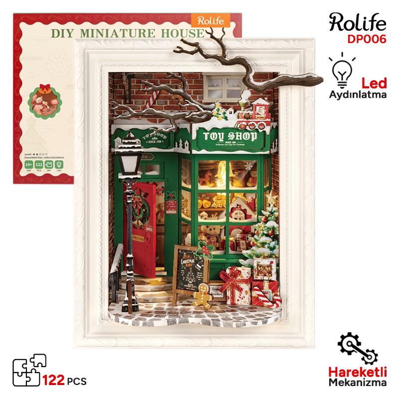 Rolife DP006 Santa's Toy Shop 3D Wooden Puzzle