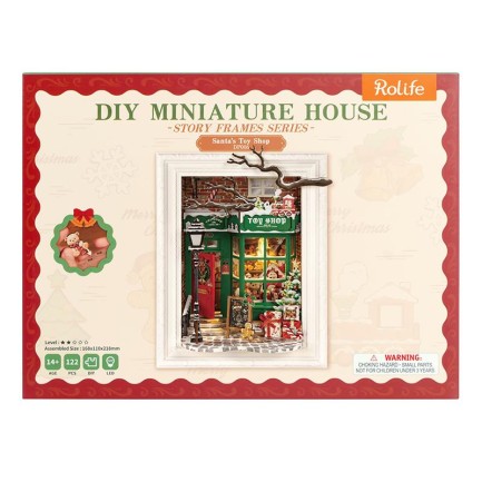 Rolife DP006 Santa's Toy Shop 3D Wooden Puzzle - Thumbnail