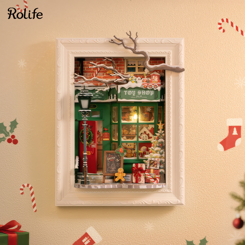 Rolife DP006 Santa's Toy Shop 3D Wooden Puzzle