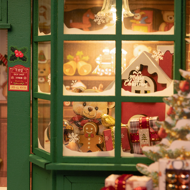 Rolife DP006 Santa's Toy Shop 3D Wooden Puzzle