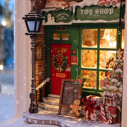 Rolife DP006 Santa's Toy Shop 3D Wooden Puzzle - Thumbnail