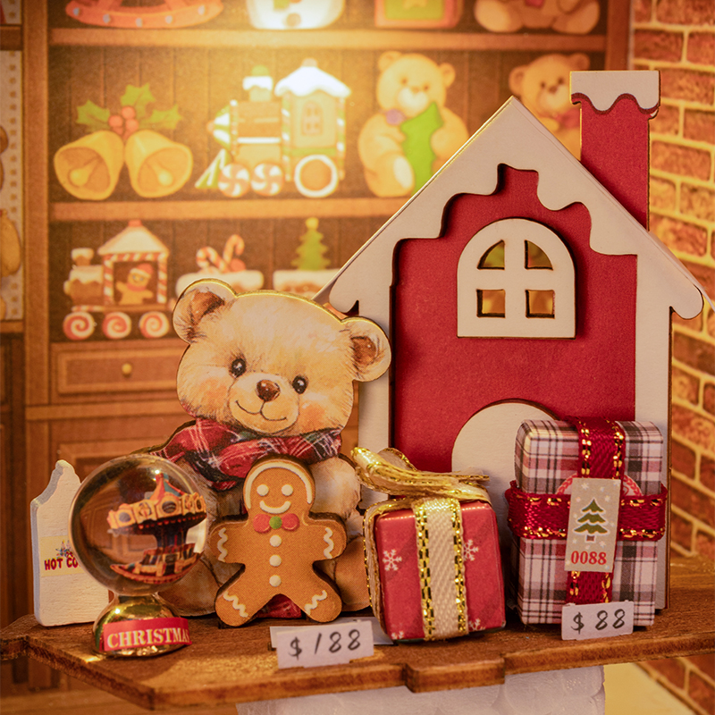 Rolife DP006 Santa's Toy Shop 3D Wooden Puzzle