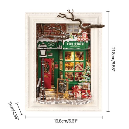 Rolife DP006 Santa's Toy Shop 3D Wooden Puzzle - Thumbnail