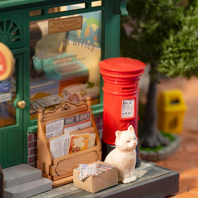Rolife DS037 Century Post Office DIY Miniature House
