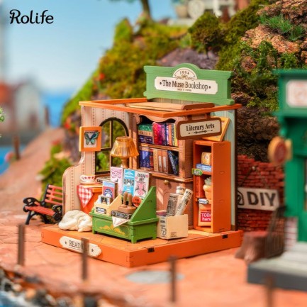 Rolife - Rolife DS040 The Muse Bookshop DIY Miniature House