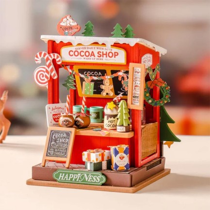Rolife DS042 Cocoa Shop DIY Miniature House - Thumbnail