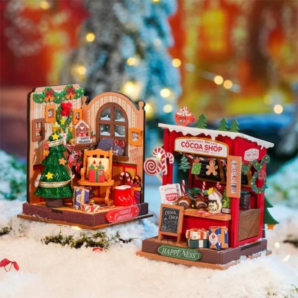 Rolife DS042 Cocoa Shop DIY Miniature House - Thumbnail