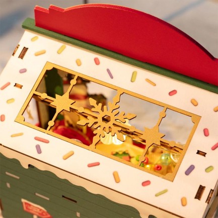 Rolife DS043 Christmas Candy Stand DIY Miniature House - Thumbnail