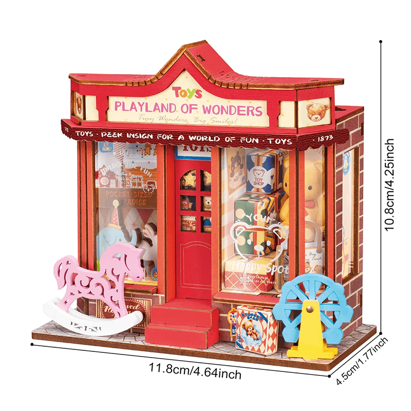 Rolife DS044 Whimsy Toy Shop 3D Wooden Puzzle