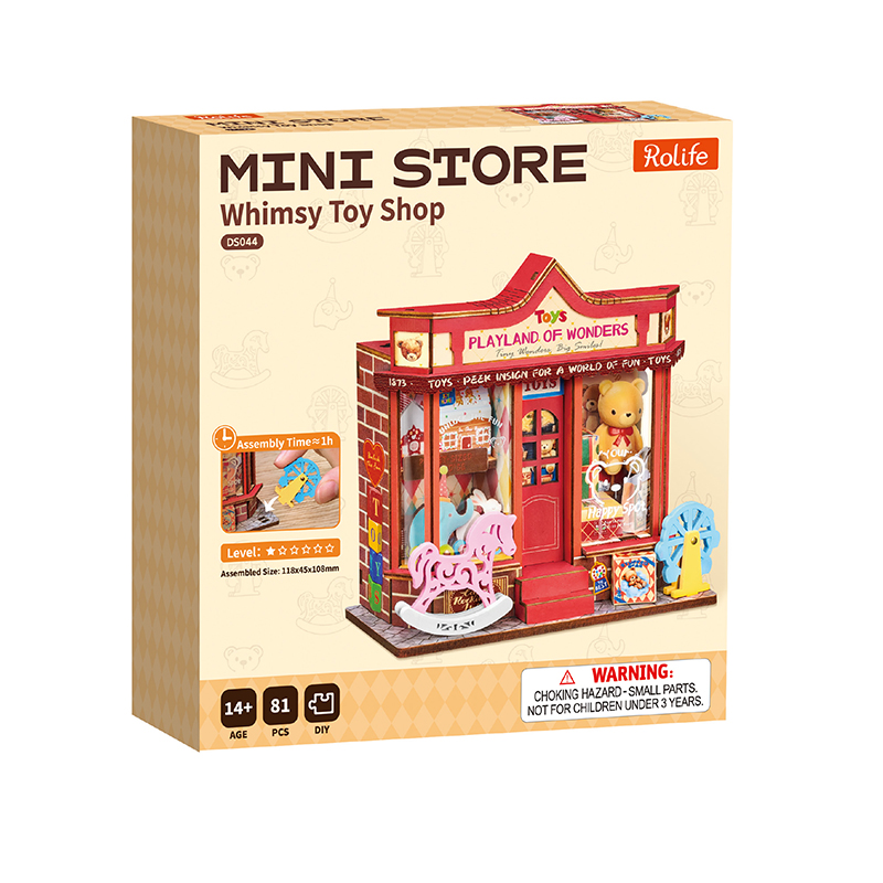 Rolife DS044 Whimsy Toy Shop 3D Wooden Puzzle