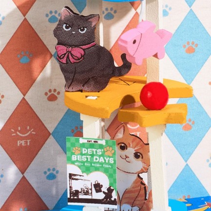Rolife DS045 Pawfect Pet Shop 3D Wooden Puzzle - Thumbnail